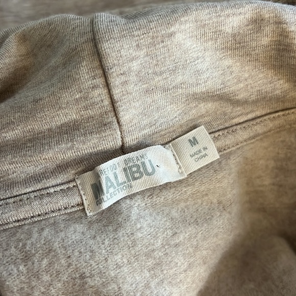 BAREFOOT DREAMS Malibu Collection® Brushed Luxe Lounge Anorak Sweatshirt M - Picture 7 of 9